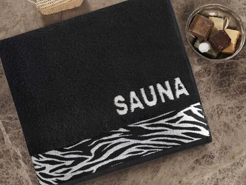 Class Home Collection Badetuch groß XXL Größe 80 x 200 cm Badetücher Saunatuch 100% Baumwolle Zebra von Class Home Collection
