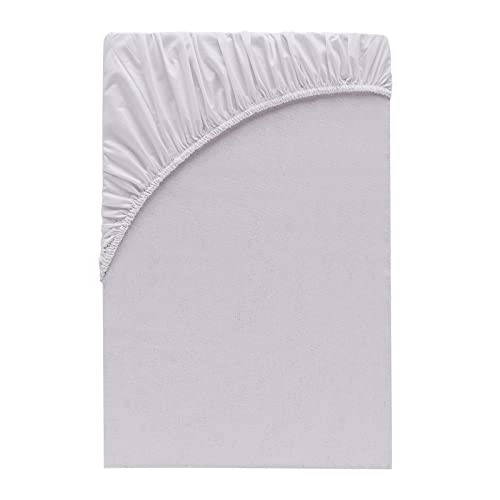 Class Home Collection Spannbettlaken Topper 180x200cm - 200x200cm Jersey Baumwolle Silber Class Home Collection Spannbettlaken Topper 180x200cm - 200x200cm Jersey Baumwolle Silber von Class Home Collection