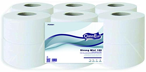Classeur Professional FC0001 – 03 Toilettenpapierhalter intercalata Strong Mini 180 von ClassEur Professional