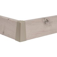 Classen - Außenecke für Clip-Laminatleiste foliert 19 x 58 mm Kieselgrau uni Laminatleiste von Classen