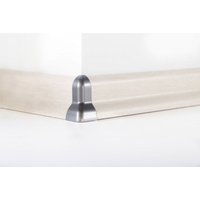 Classen - Außenecke für FUXX-Laminatleiste foliert 20 x 40 mm chrom Laminatleiste von Classen