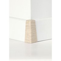 Classen - Außenecke für Clip-Leiste foliert 58 x 19 mm eiche weiß Holzpore Laminatleiste von Classen