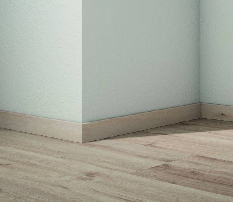Classen Clip-Fußleiste 240 cm 58 x 19 mm Eiche gebürstet von Classen