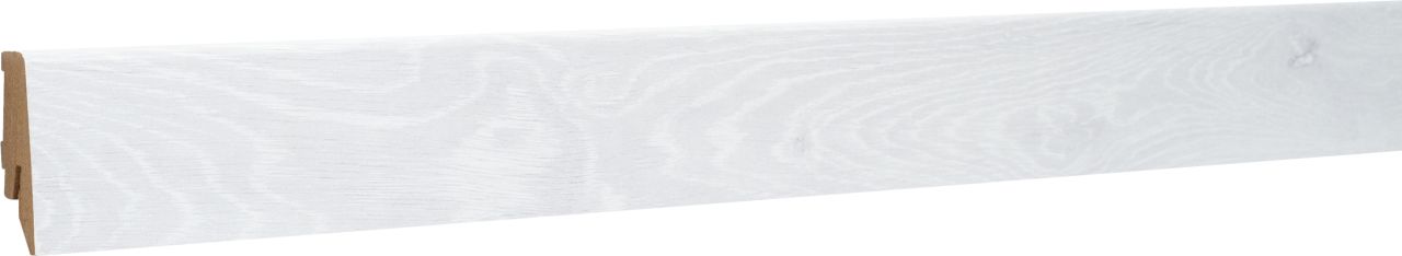 Classen Clip-Fußleiste 240 cm 58 x 19 mm Eiche grau weiß von Classen