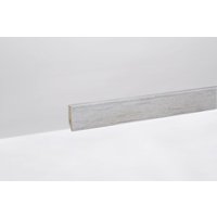 Classen - Clip-Fußleiste 240 cm 58 x 19 mm Kiefer weiß Clip-Fußleiste von Classen