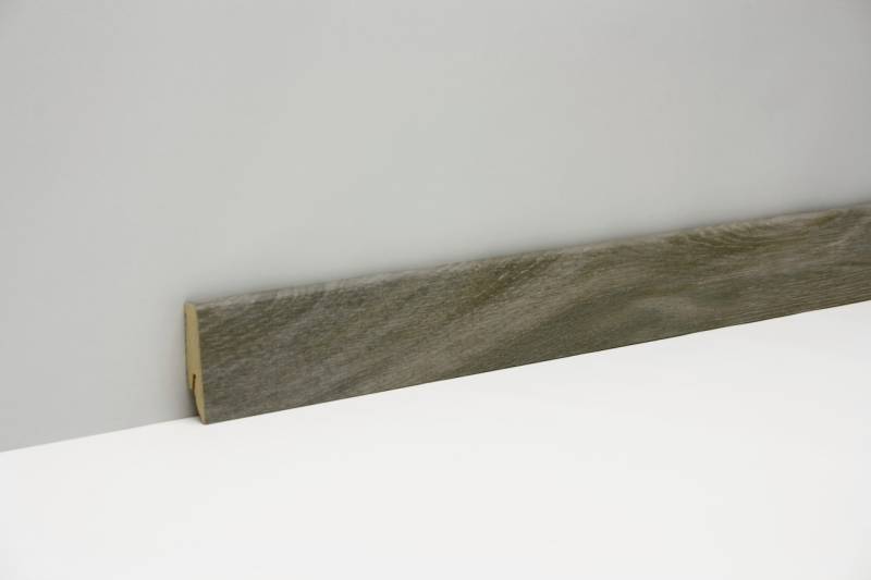 Classen Clip-Fußleiste 240 cm 58 x 19 mm Eiche verwittert grau von Classen