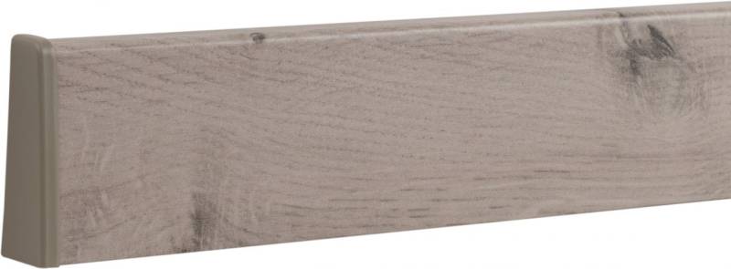 Classen Endkappen für Clip-Laminatleiste foliert 19 x 58 mm kieselgrau uni von Classen