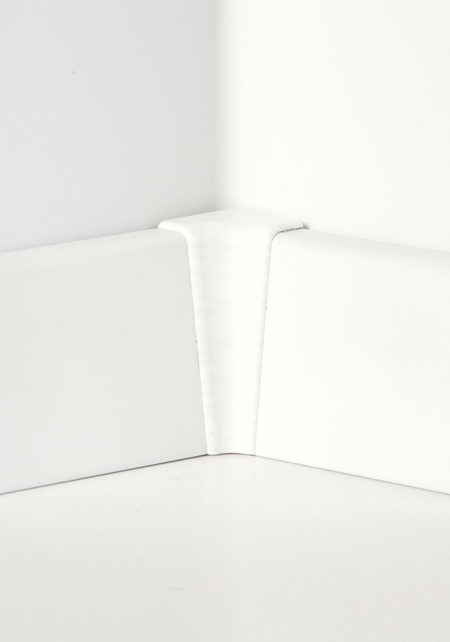 Classen Innenecke für Clip-Laminatleiste foliert 58 x 19 mm weiß Holzpore von Classen