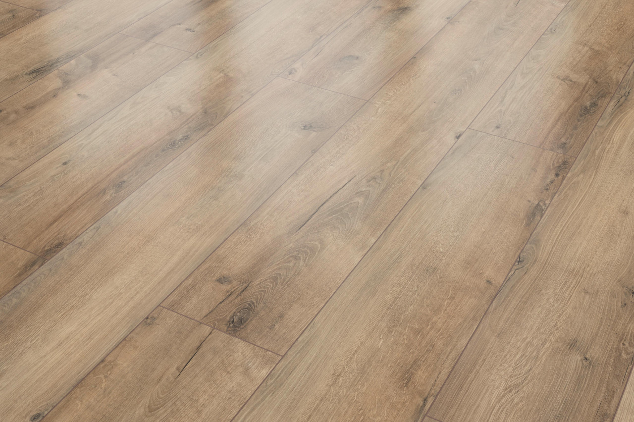 Classen Laminat Megaloc Aquaprotect 128,5 x 19,2 cm 8 mm Oak natural grey von Classen