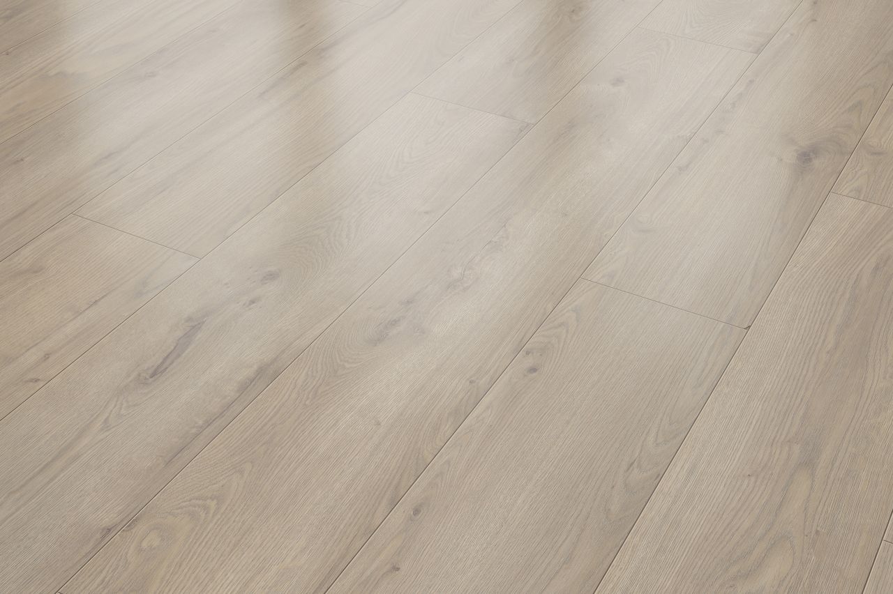 Classen Laminat Megaloc Aquaprotect 128,5 x 19,2 cm 8 mm Oak light brown von Classen