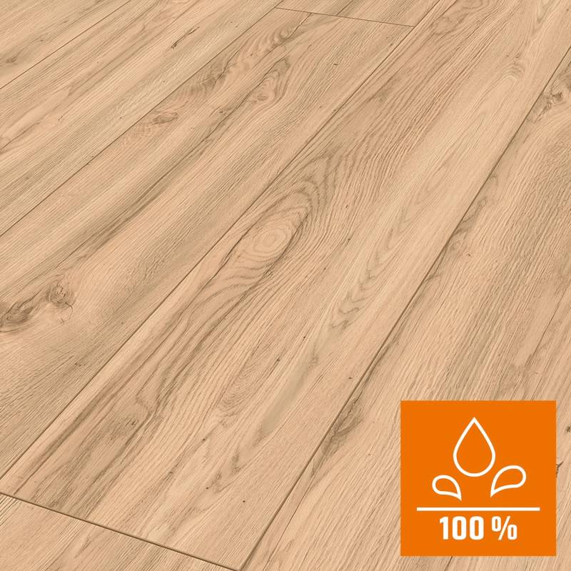 Classen Grande XXL Laminat 8 mm Wasserfest Eiche Corfe Beige von Classen