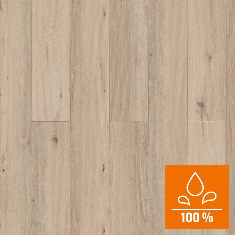 Classen Grande XXL Laminat 8 mm Wasserfest Eiche Bellevue Graubraun von Classen
