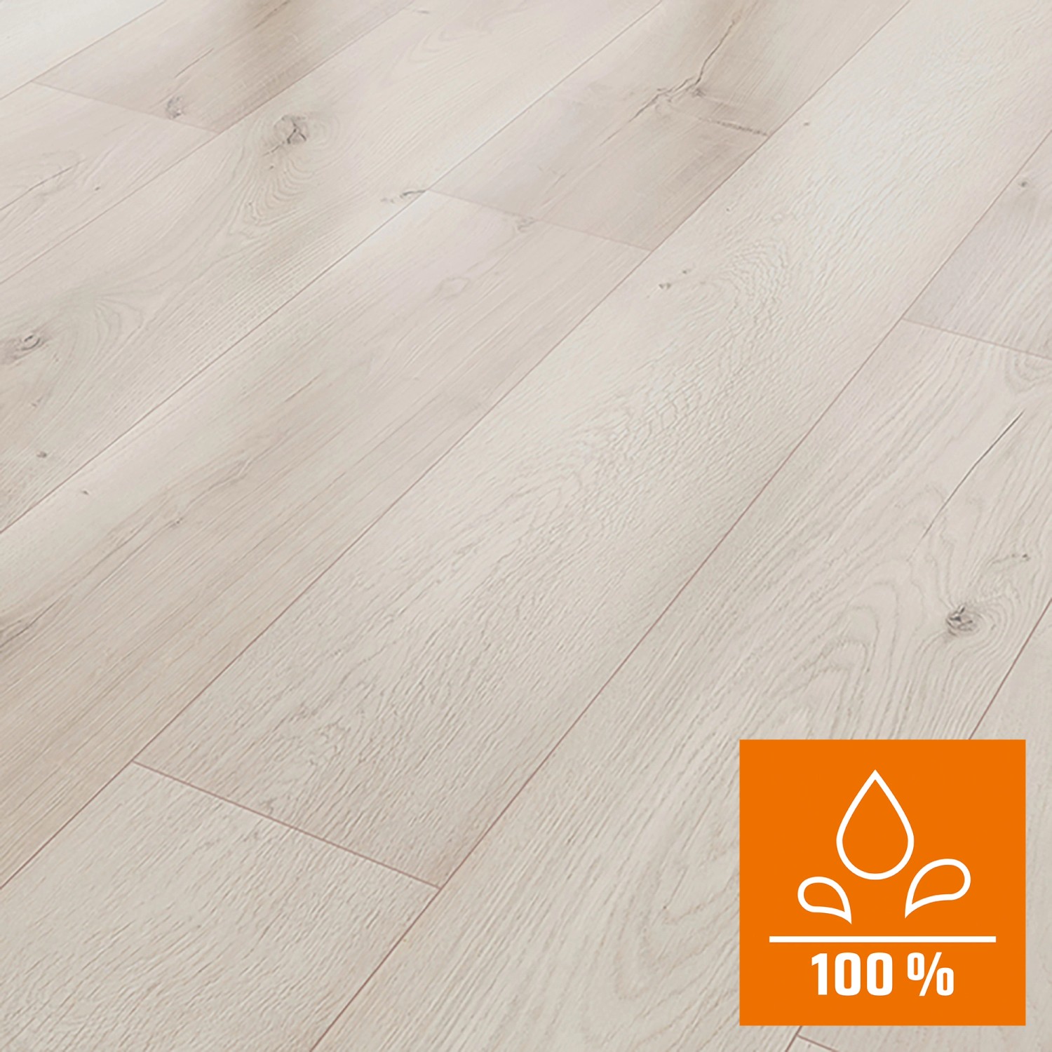 Classen Laminatboden Wasserresistent Oak Creme Mix Landhausdiele von Classen