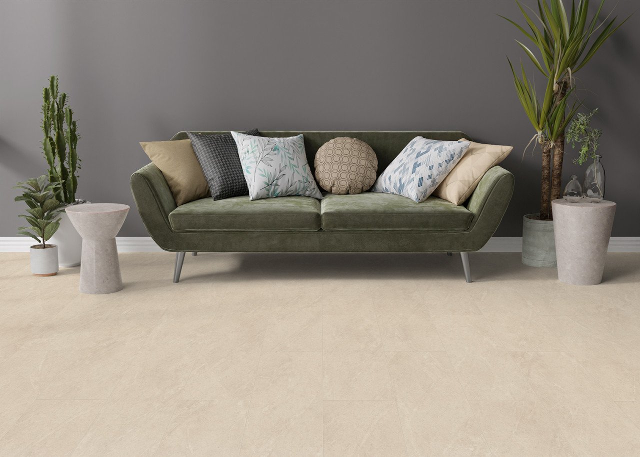 Classen Laminatfliese Visiogrande Megaloc Aquaprotect 60,4 x 28 cm beige von Classen