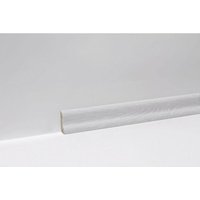 Classen - Clip-Fußleiste 240 cm 40 x 20 mm weißEiche Sockelleiste von Classen