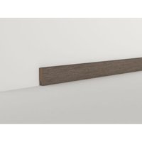 Classen - Clip-Fußleiste 240 cm 58 x 19 mm Eiche Anthrazit Sockelleiste von Classen
