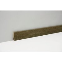 Classen - Clip-Fußleiste 240 cm 58 x 19 mm Eiche sägerau dunkel Clip-Fußleiste von Classen