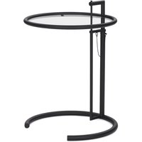ClassiCon - Adjustable Table E1027, schwarz / Kristallglas von ClassiCon