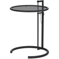 ClassiCon - Adjustable Table E1027, schwarz / Parsolglas grau von ClassiCon