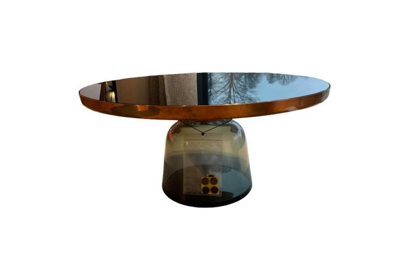 ClassiCon Beistelltisch Beistelltisch Bell Coffee Table Copper Kristallglas Schwarz von ClassiCon