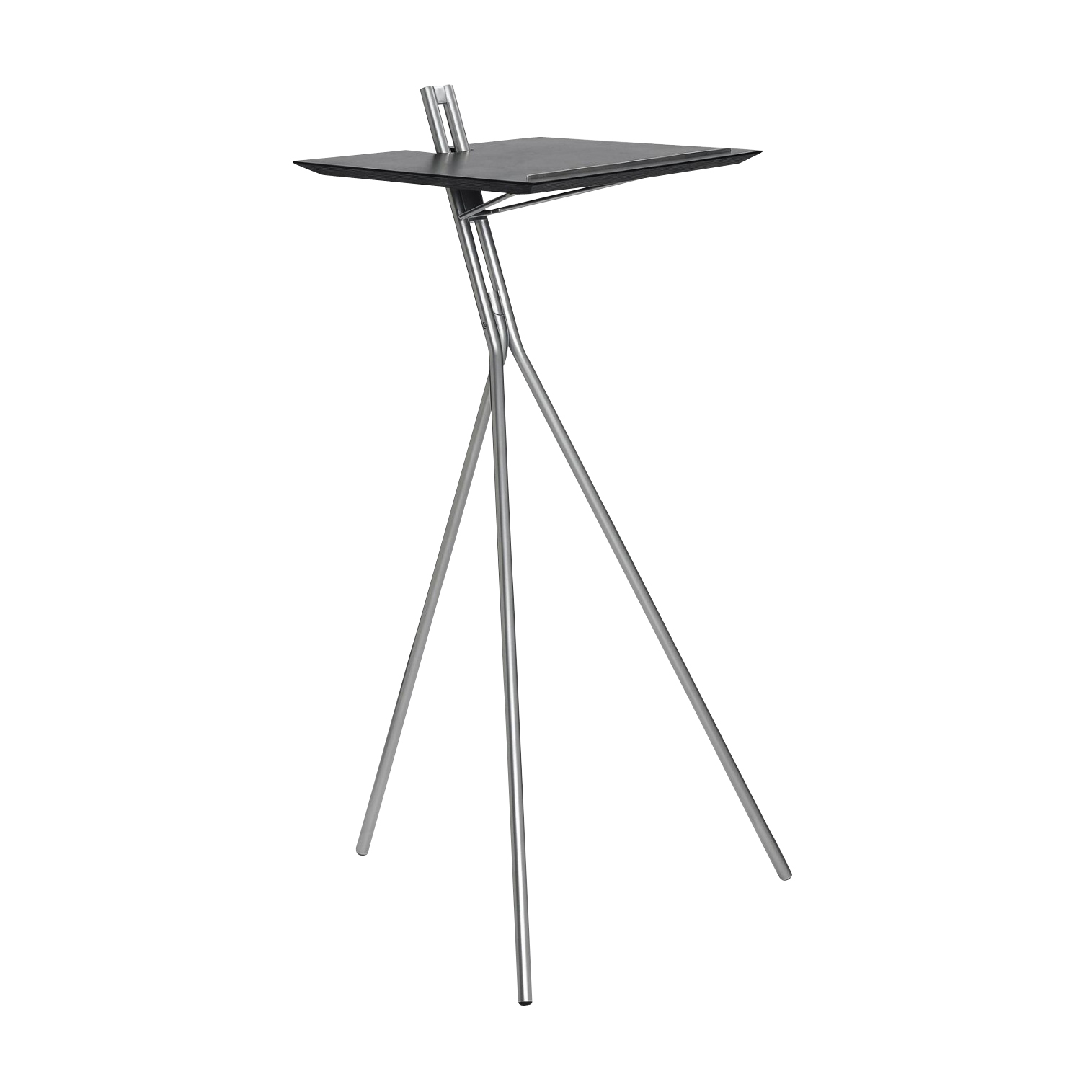 ClassiCon - Notos Stehpult - Esche schwarz/Gestell weißaluminium/H 140cm von ClassiCon