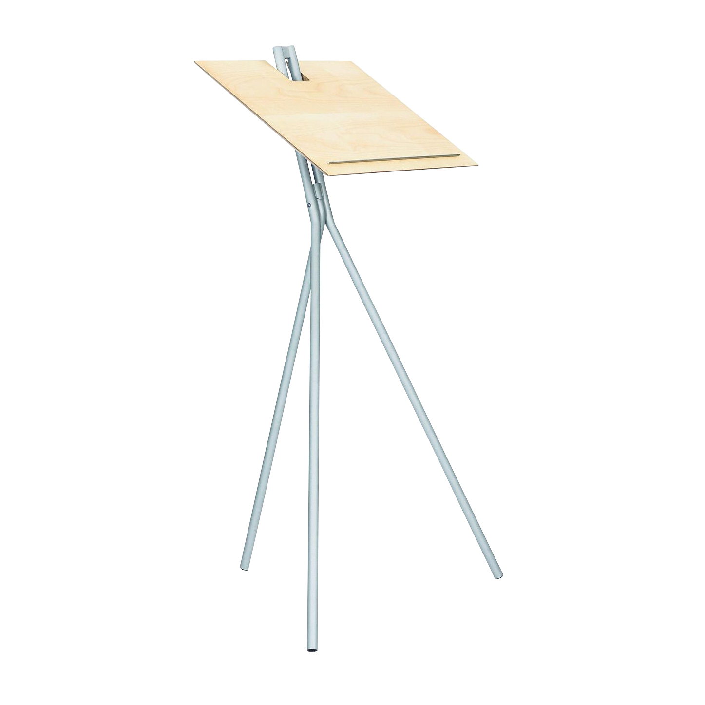 ClassiCon - Notos Stehpult - ahorn/Gestell weißaluminium/H 140cm von ClassiCon