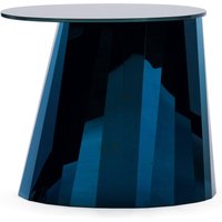 ClassiCon - Pli Side Table, saphir-blau glänzend von ClassiCon