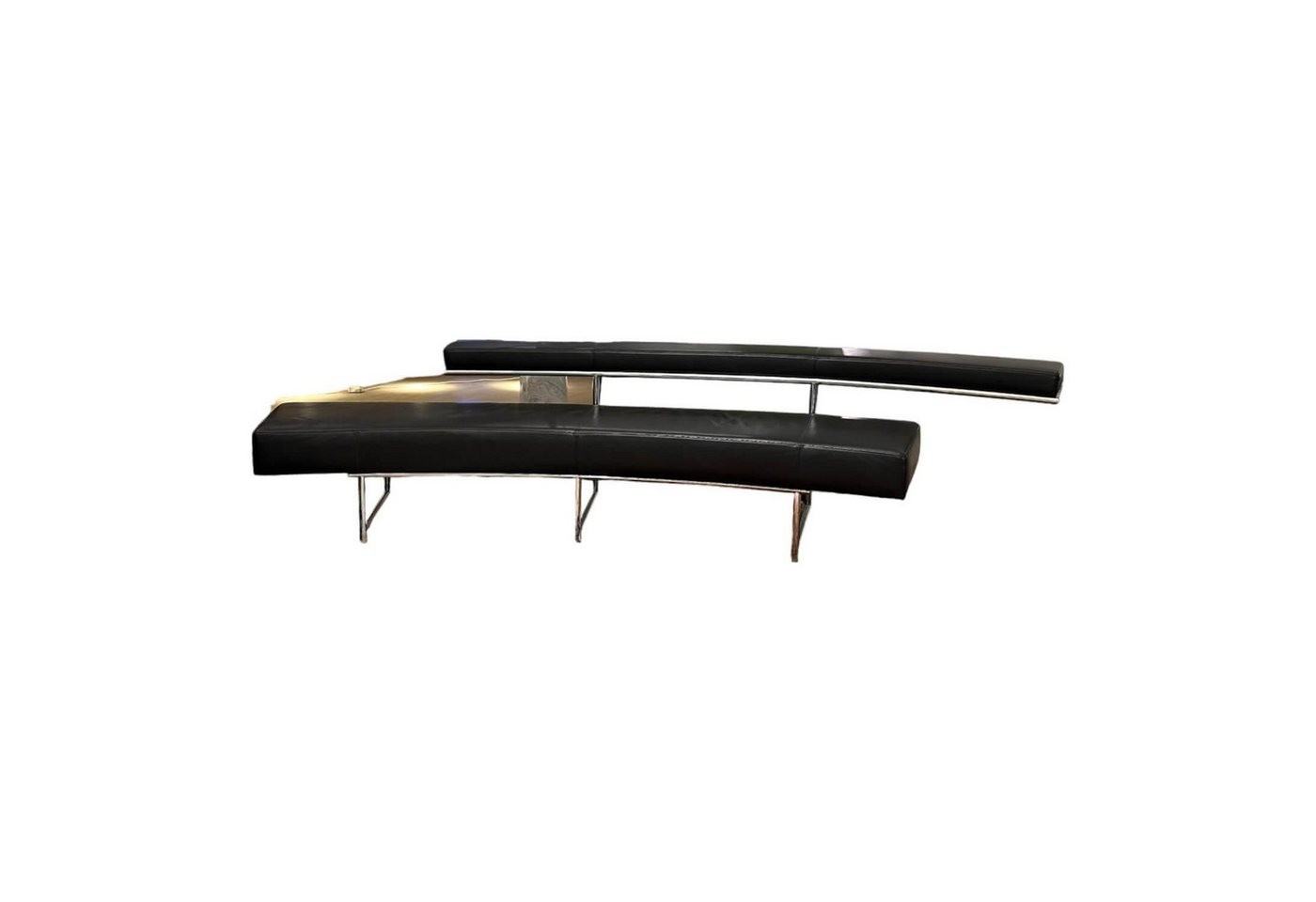 ClassiCon Recamiere Sofa Monte Carlo In Leder Schwarz Gesetell Stahlrohr Verchromt ClassiCon Recamiere Sofa Monte Carlo In Leder Schwarz Gesetell Stahlrohr Verchromt von ClassiCon