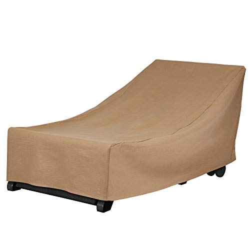 Duck Covers Essential Garden Chaiselongue Schutzabdeckung, Latte, 187cm von Duck Covers