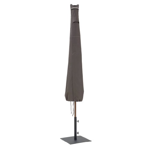 Classic Accessories Ravenna Garden Schirmabdeckung, Dunkles Taupe/Grau/Espresso (Durchmesser: 335 cm) von CLASSIC ACCESSORIES