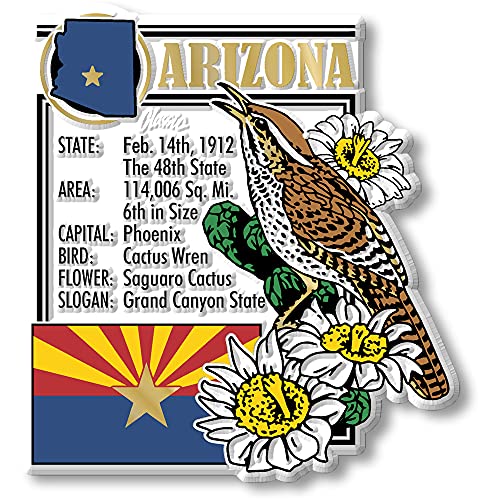 State Geschichte Magnet Arizona von Classic Accessories