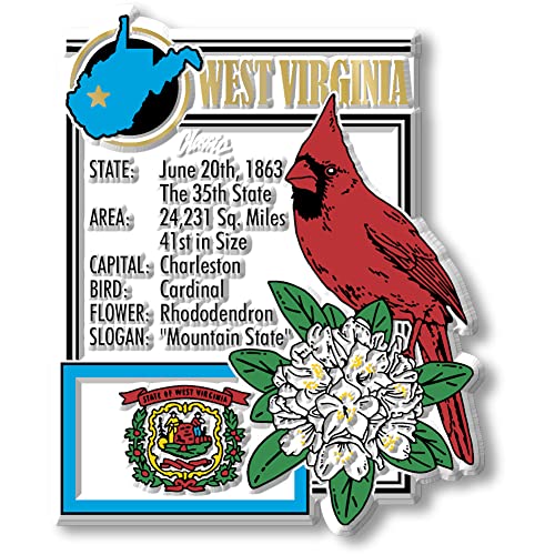 State Geschichte Magnet West Virginia von Classic Accessories
