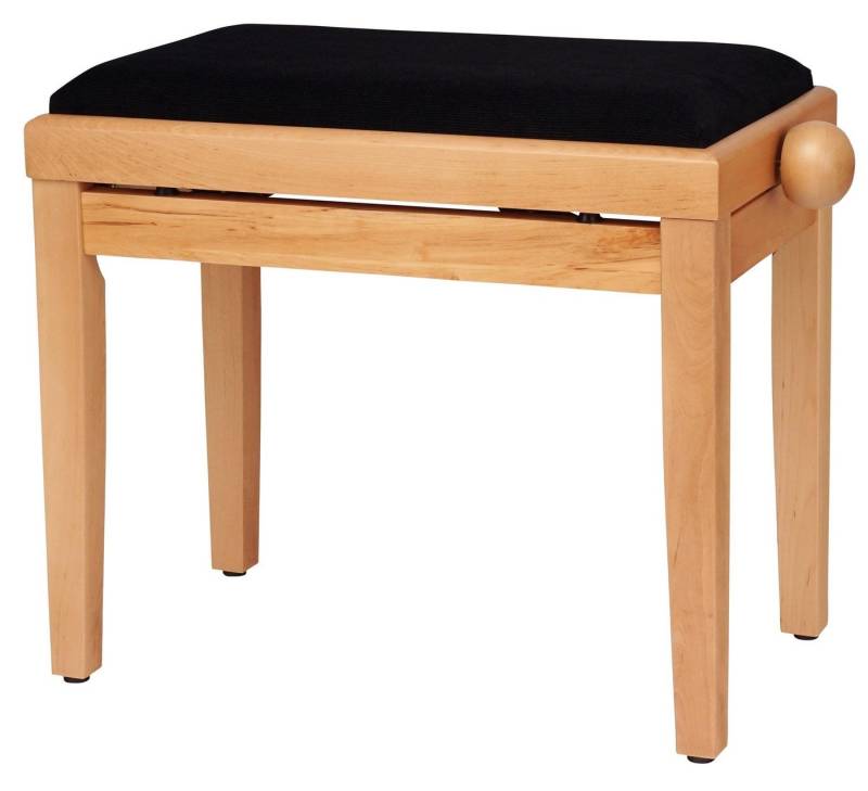 Classic Cantabile Klavierbank DP Pianobank - Höhenverstellbar von 47 bis 56 cm (Hochwertiger Sitzkomfort, 1-St., Sitzfläche 55 x 32 cm), Leichtgängige Spindelmechanik von Classic Cantabile