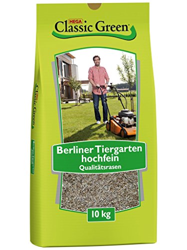 Classic Green Berliner Tiergarten hochfein Rasensaat 10kg | Grassamen | Rasensamen 10kg | Premium Rasensaat | Rasensaat Berliner Tiergarten hochfein | Rasensaatgut | Rasensaat elegant | Rasensaat hochfein von Classic Green