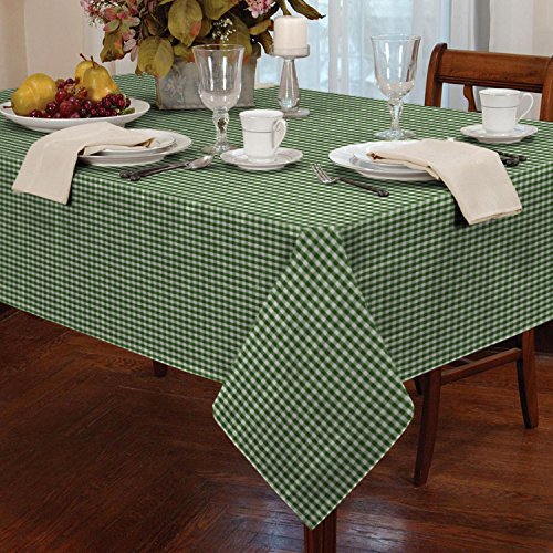 Alan Symonds Tischdecke Gingham Grün 54x72 von Classic Home Store