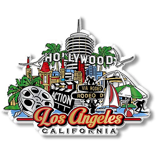 City Collage Magnet – Los Angeles, Kalifornien von Classic Magnets Made with Pride in the USA
