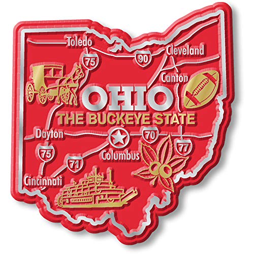 Riesige Staatskarte Magnet – Ohio Riesige Staatskarte Magnet – Ohio von Classic Magnets