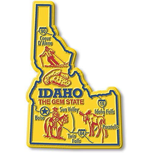 Riesige Staatskarte von Idaho von Classic Magnets Made with Pride in the USA