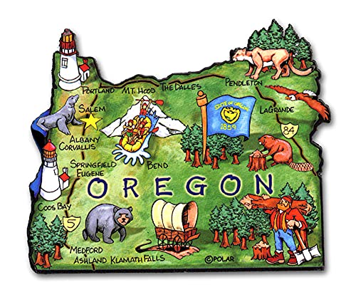 ARTWOOD MAGNET - OREGON STATE MAP by Classic Magnets ARTWOOD MAGNET - OREGON STATE MAP by Classic Magnets von Classic Magnets