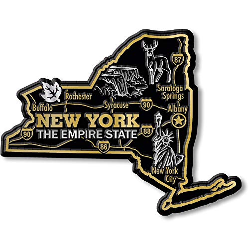 Riesige Staatskarte Magnet – New York Riesige Staatskarte Magnet – New York von Classic Magnets