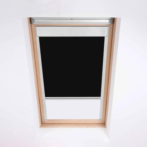 Classic Roof Blinds für VELUX Dachfenster Verdunkelungsrollo Fenstercode MK08 Schwarz von Classic Roof Blinds