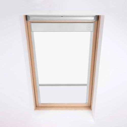 Classic Roof Blinds für Velux Dachfenster, Verdunkelungsrollo, Fenstercode MK10 Weiß von Classic Roof Blinds