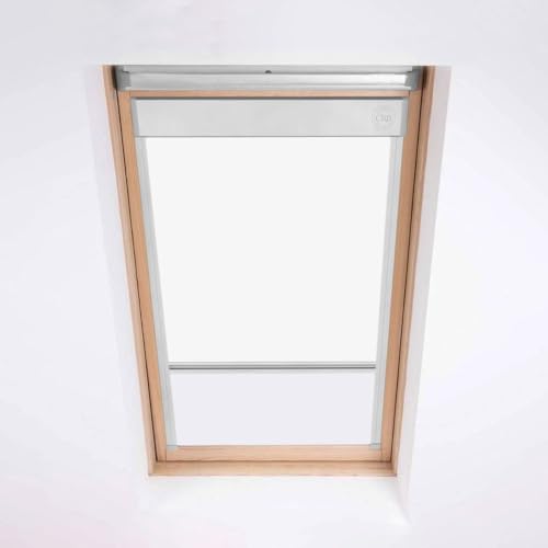 Verdunklungsrollo für Dachfenster, Dachfenster, Weiß (M6A) von Classic Roof Blinds