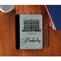 Jane Austen I'd Believe in Pemberley Notebook Journal Wildleder Canvas Niedlich von ClassicBookWallets