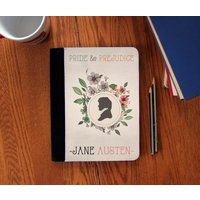 Pride & Prejudice Cover Notizbuch Wildleder - Canvas Süß von ClassicBookWallets