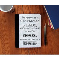 Unerträglich Stupid Jane Austen Zitat Notizbuch Journal Wildleder Leinwand Niedlich von ClassicBookWallets