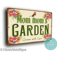 Geschenk Für Mama Mama, Garten Schild, Muttertag, Outdoor Schilder, Garten, Geschenk von ClassicMetalSigns