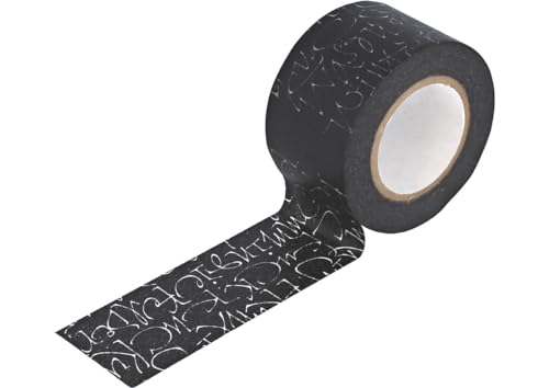 Classiky Klebeband Masking Tape Washi Kuckuck Blau Schwarz 30 mm x 15 m von Classiky