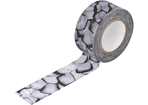 Classiky Masking Tape Washi Kratzer Grau Violett 24mm.x15m von Classiky