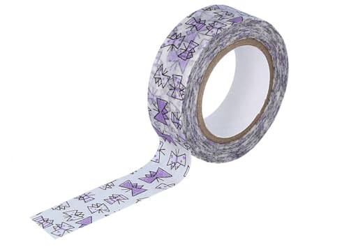 Classiky Masking Tape Washi Schmetterling violett 15 mm x 10 m von Classiky